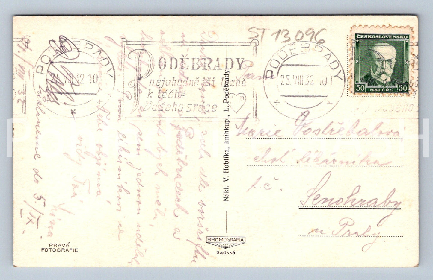 Pohlednice LÁZNĚ PODĚBRADY (ST13096)