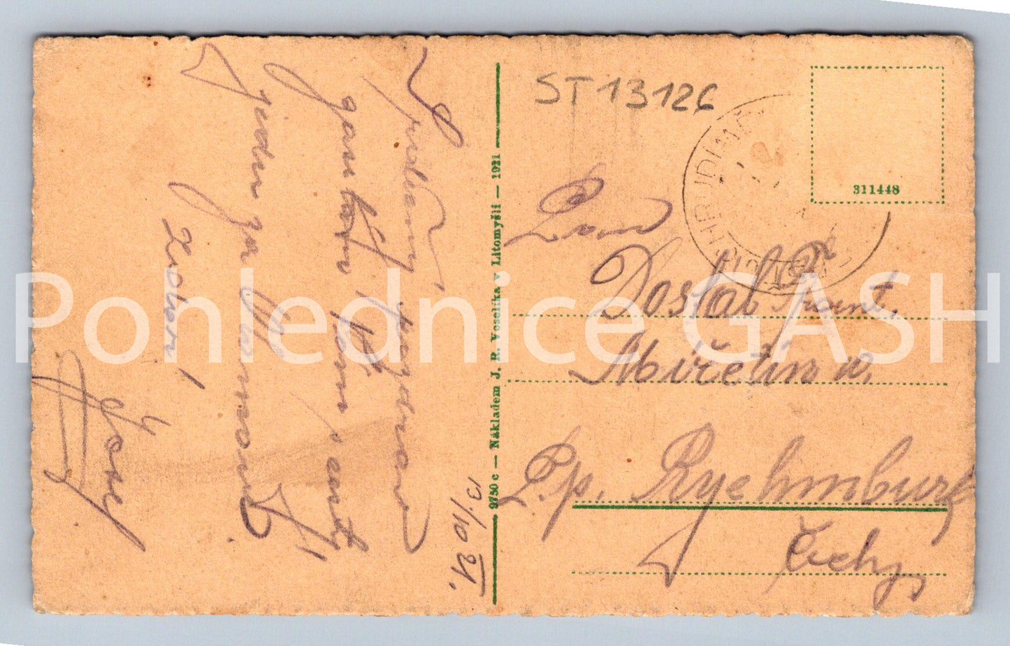 Pohlednice LITOMYŠL (ST13126)