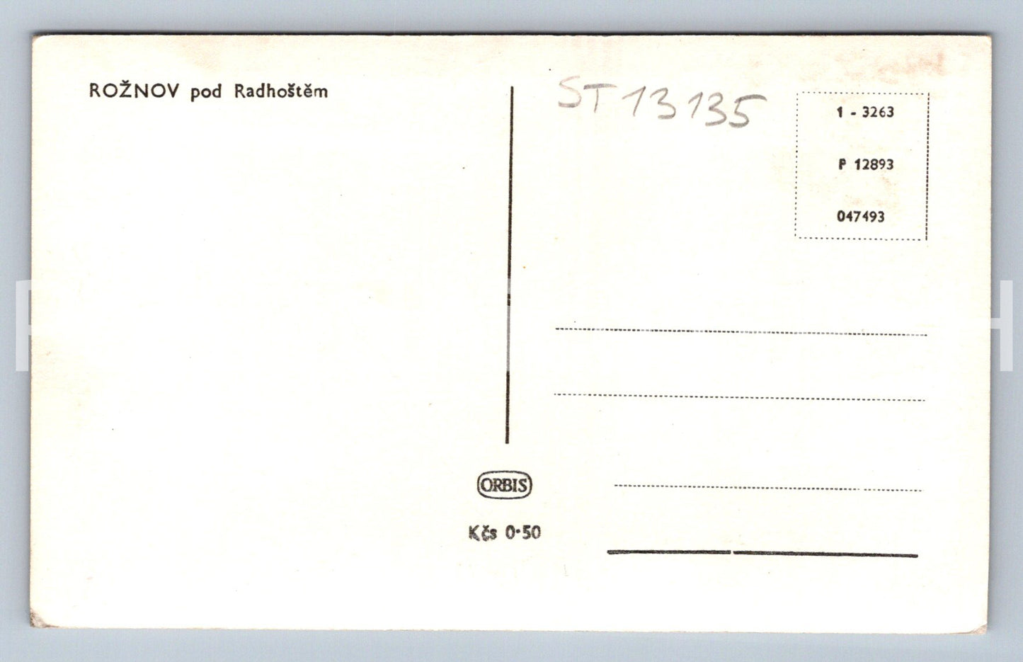 Pohlednice ROŽNOV POD RADHOŠTĚM (ST13135)