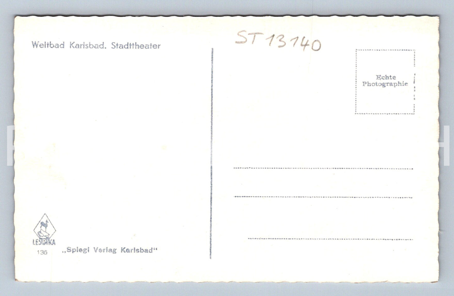 Pohlednice KARLOVY VARY (ST13140)