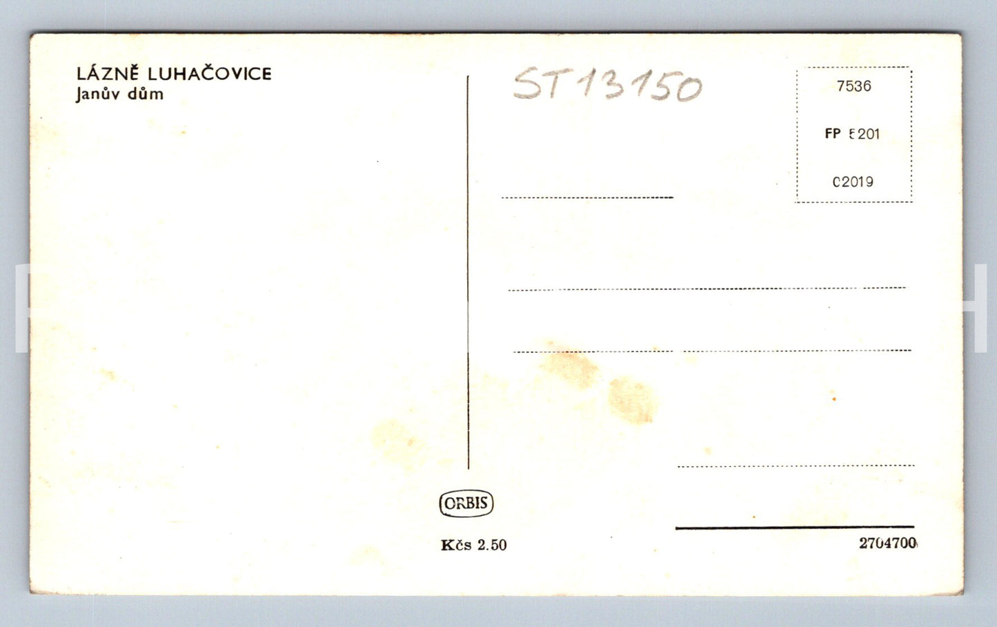 Pohlednice LÁZNĚ LUHAČOVICE (ST13150)