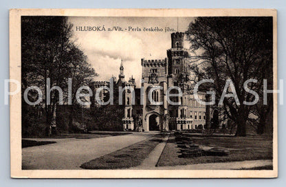 Pohlednice HLUBOKÁ NAD VLTAVOU (ST13152)