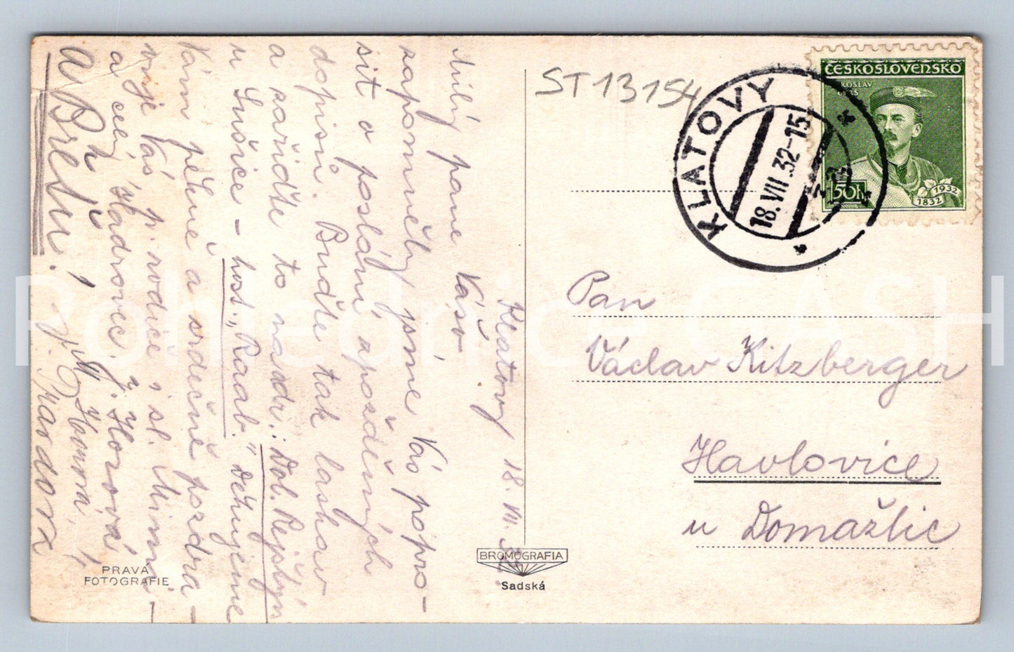 Pohlednice KLATOVY (ST13154)