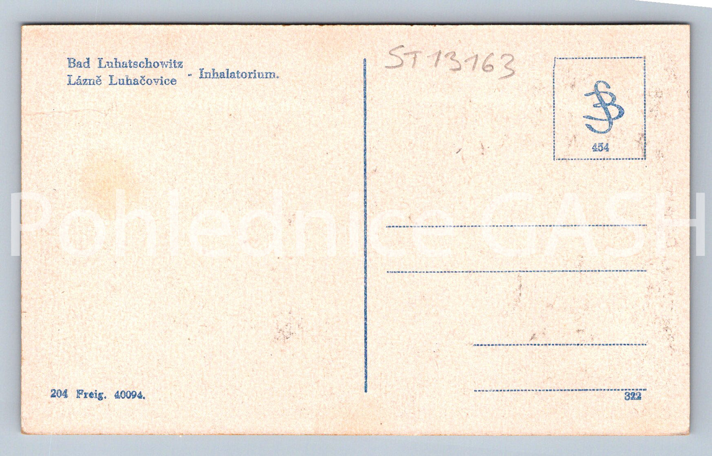 Pohlednice LÁZNĚ LUHAČOVICE (ST13163)