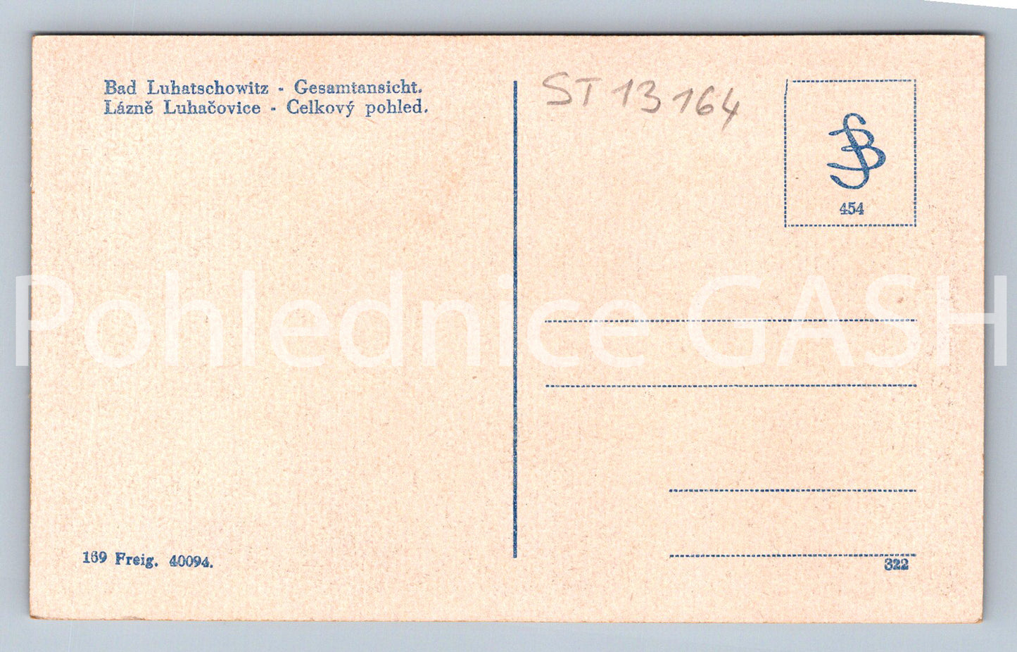 Pohlednice LÁZNĚ LUHAČOVICE (ST13164)