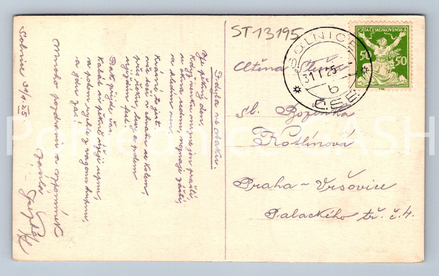 Pohlednice SOLNICE (ST13195)