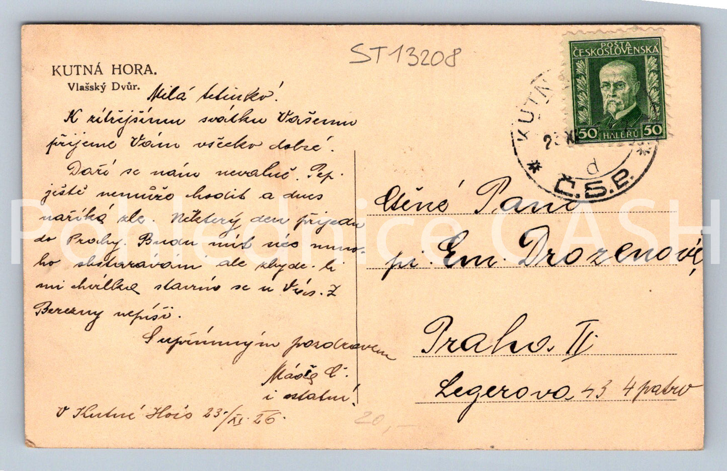 Pohlednice KUTNÁ HORA (ST13208)