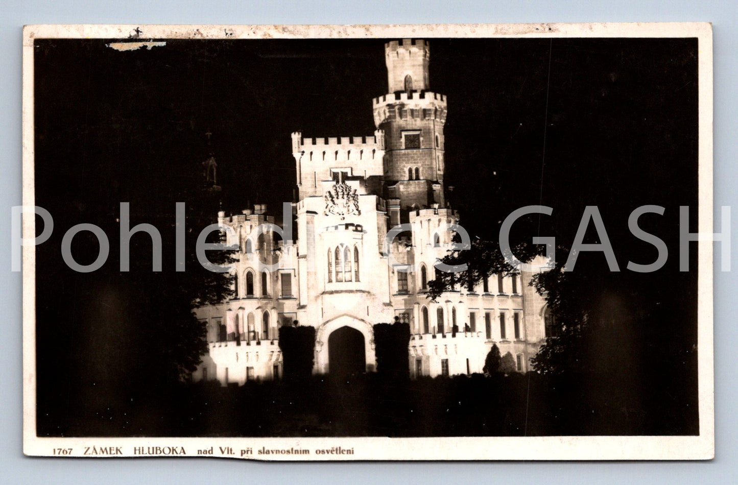 Pohlednice ZÁMEK HLUBOKÁ (ST13225)