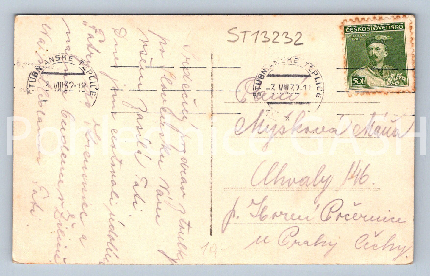 Pohlednice ŠTUB. TEPLICE (ST13232)