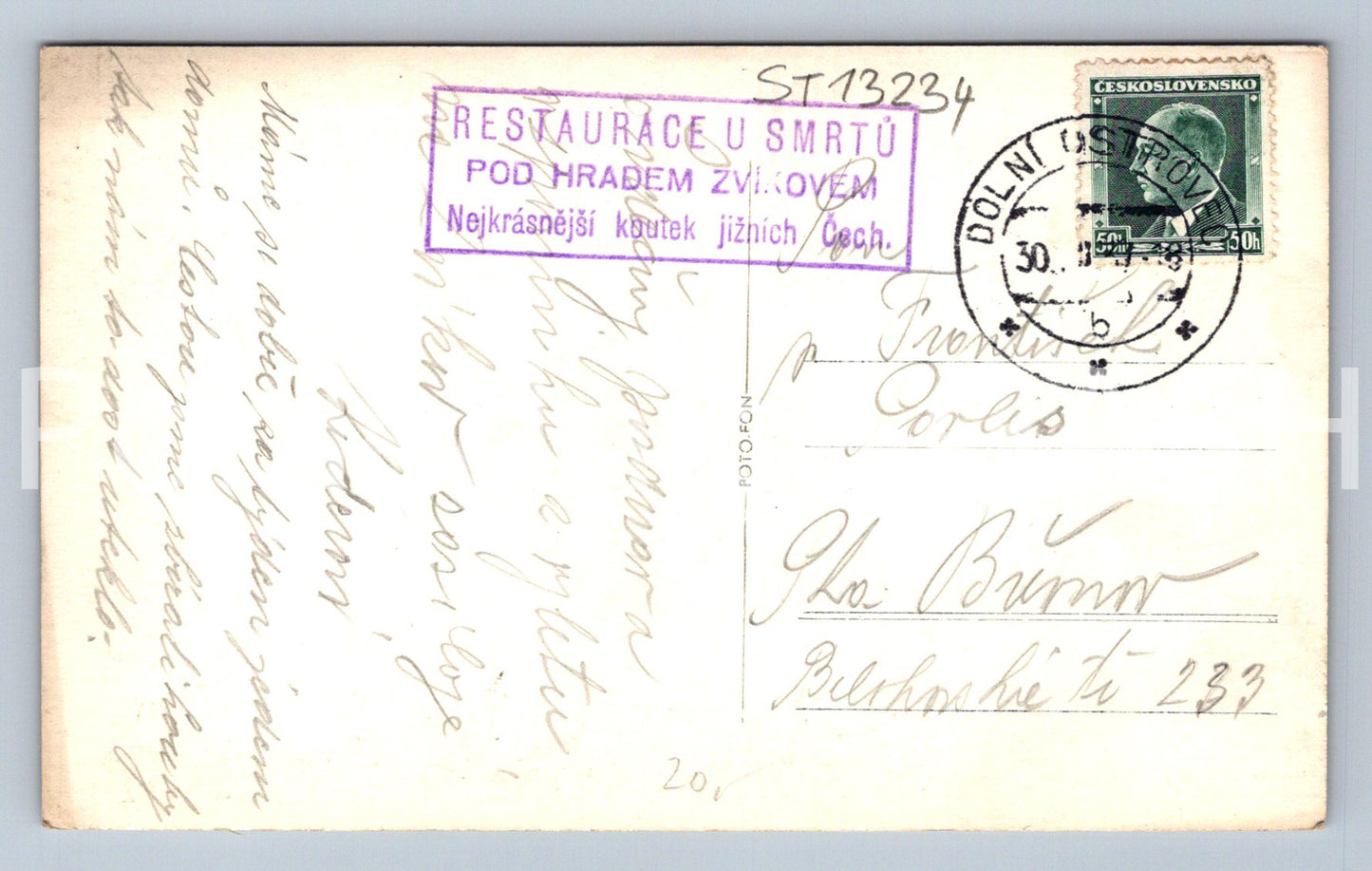 Pohlednice ZVÍKOV (ST13234)