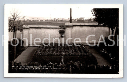Pohlednice HROB PRESIDENTA OSVOBODITELE T.G. MASARYKA LÁNY (ST13280)