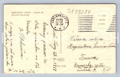 Pohlednice KARLOVY VARY (ST13287)