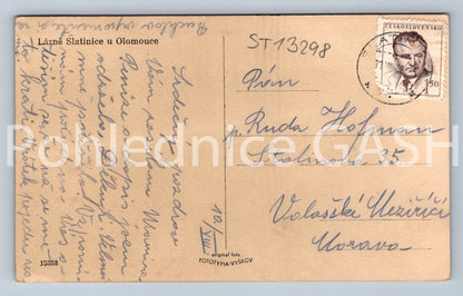 Pohlednice LÁZNĚ SLATINICE U OLOMOUCE (ST13298)