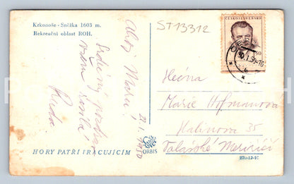 Pohlednice KRKONOŠE - SNĚŽKA (ST13312)