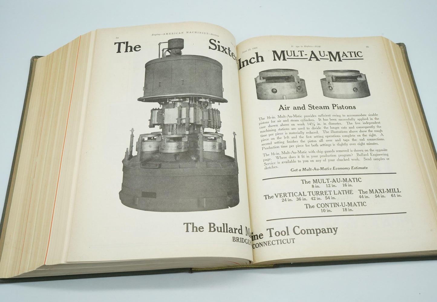 Kniha American Machinist VOL 60 MAY-JUNE 1924