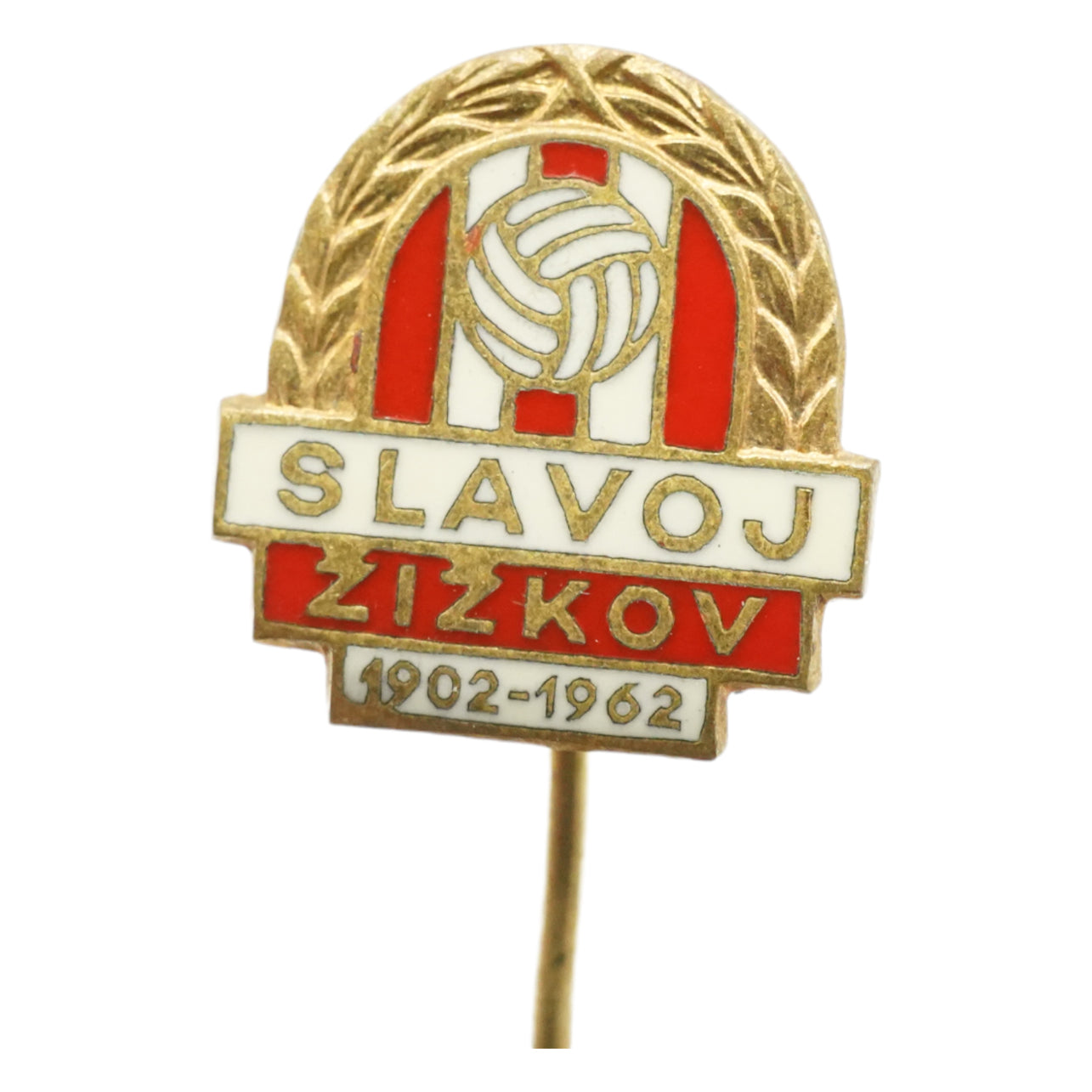 ODZNÁČEK FOTBAL SLAVOJ ŽIŽKOV 1902-1962