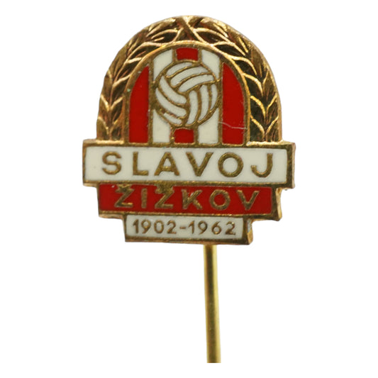 ODZNÁČEK FOTBAL SLAVOJ ŽIŽKOV 1902-1962