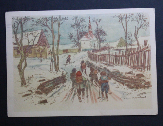 Vánoční pohled V. Boukala