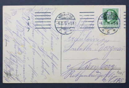Vojenská pohlednice dopisnice Norimberg 1916