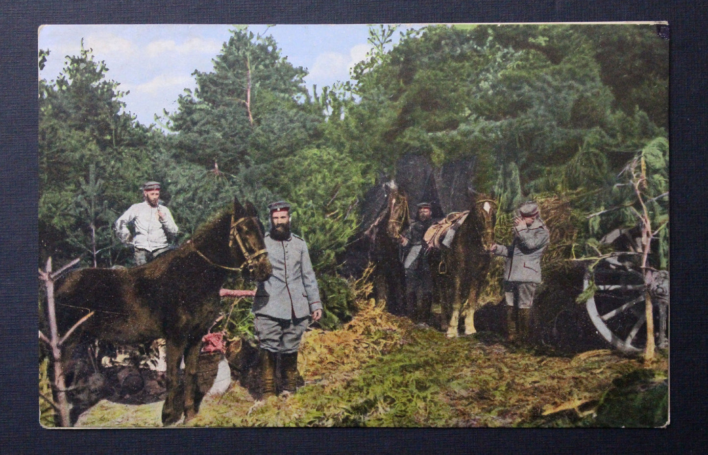 Polní pošta vojenská pohlednice feldpostkarte Aus großer Zeit P182