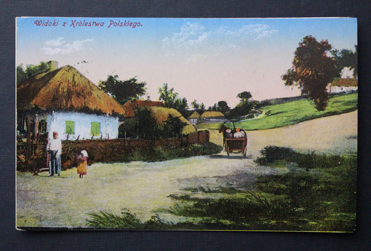 Stará pohlednice dopisnice Widoki z Krolestwa Polskiego