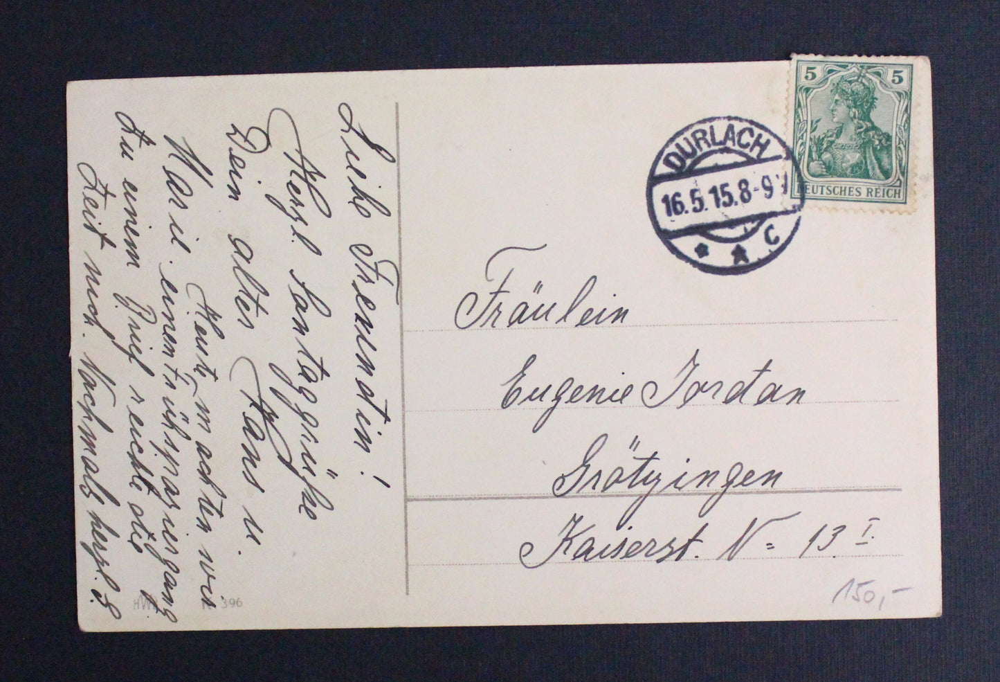 Pohlednice postkarte 1915 Německo Germany