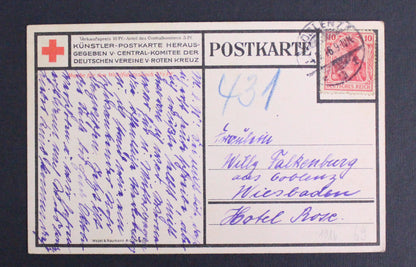 Postkarte stará pohlednice Wezel & Neumann