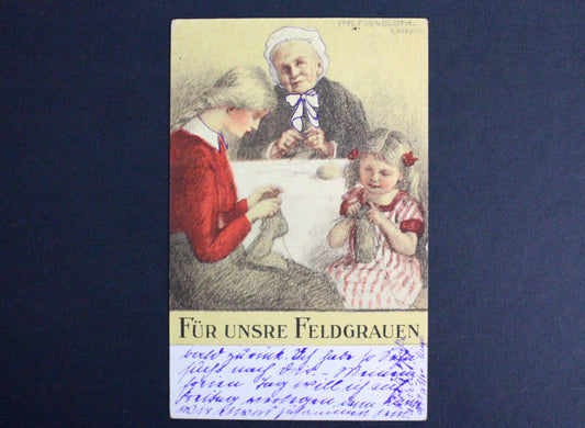 Postkarte stará pohlednice Wezel & Neumann