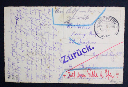 Postkarte stará pohlednice REICHER SEGEN