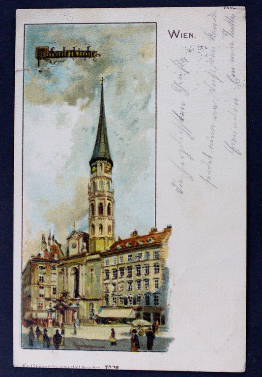 Stará pohlednice WIEN Víděň 29.8. 1899