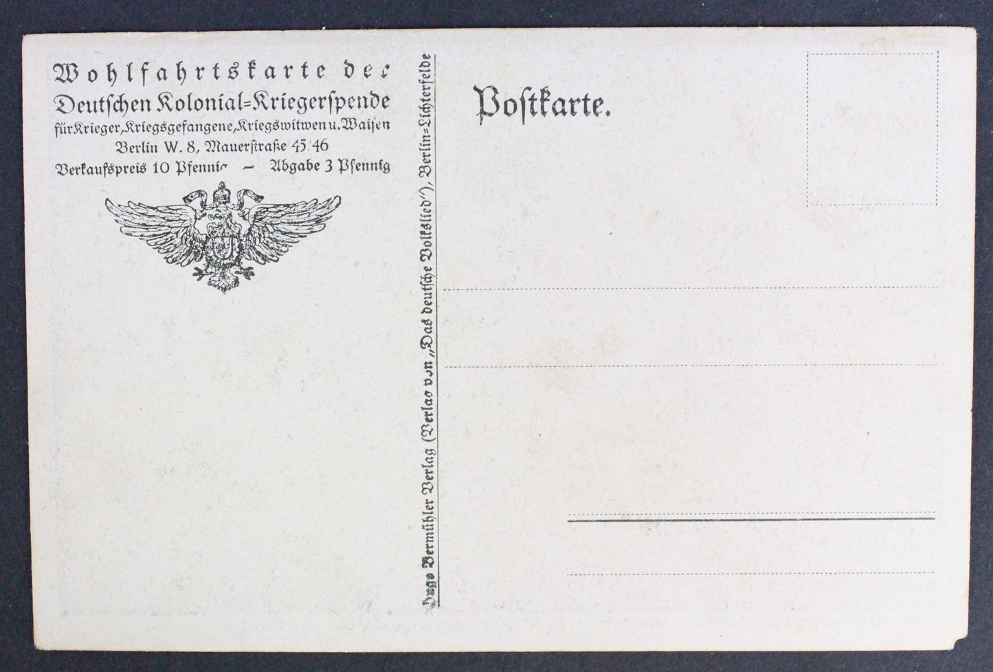 Pohlednice DEUTFCHEN KOLONIAL