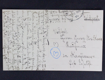 Pohlednice Rich. Schlüter postkarte Feldpost