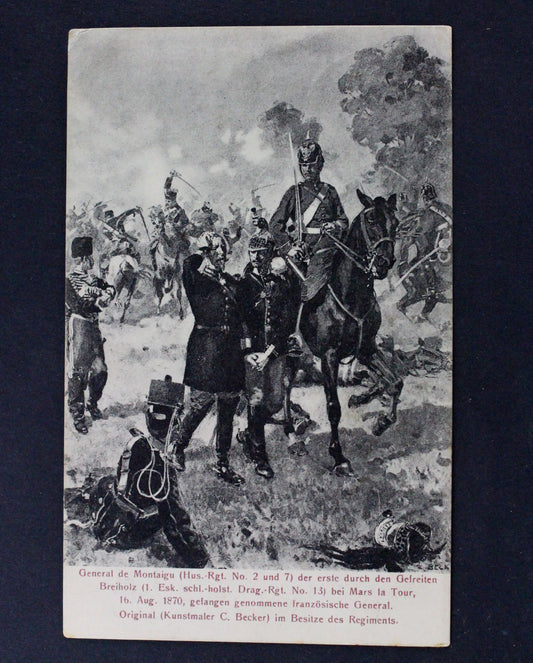 Stará pohlednice General de Montaigu SPICHERN 1915