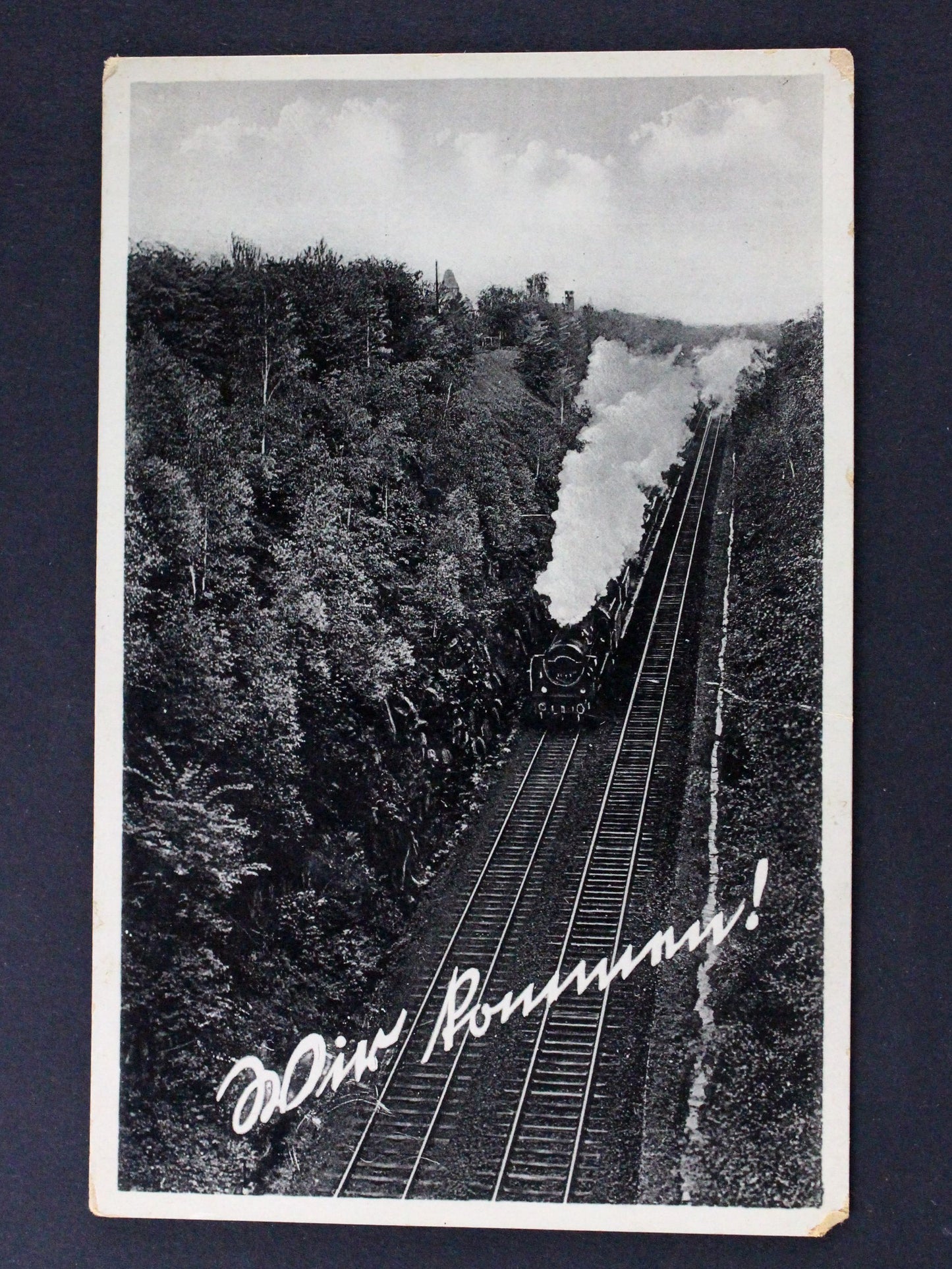 pohlednice lokomotiva Läufer, Görlitz, Sonnenstr. 67. Nachdruck