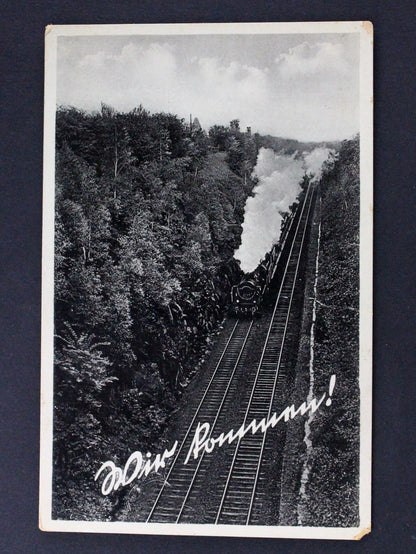 pohlednice lokomotiva Läufer, Görlitz, Sonnenstr. 67. Nachdruck