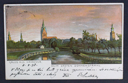 Pohlednice GRUSS AUS HANNOVER POSTKARTE