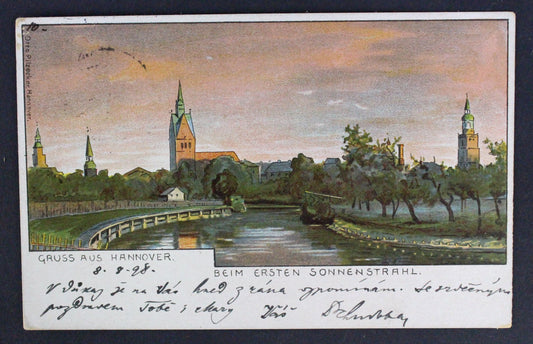 Pohlednice GRUSS AUS HANNOVER POSTKARTE