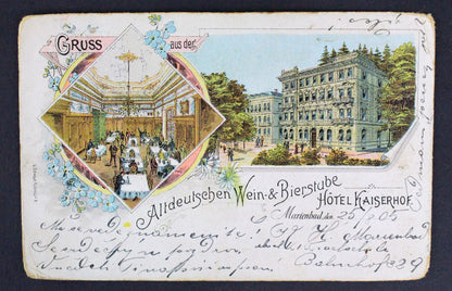 Pohlednice Mariánské lázně