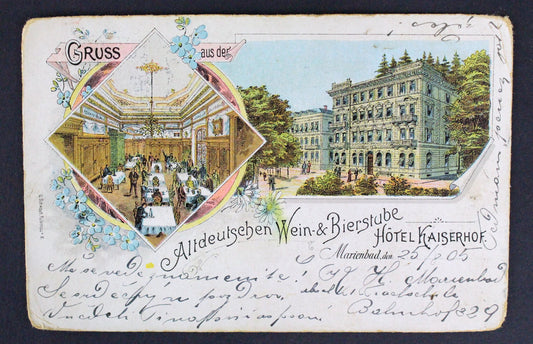 Pohlednice Mariánské lázně