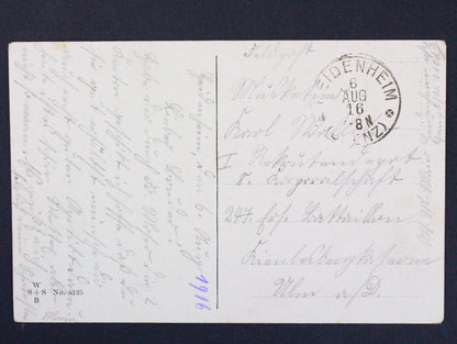 Pohlednice Fieldpost 1916