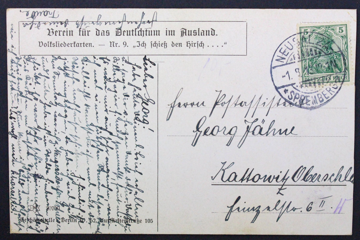 Pohlednice Postkarte 1913
