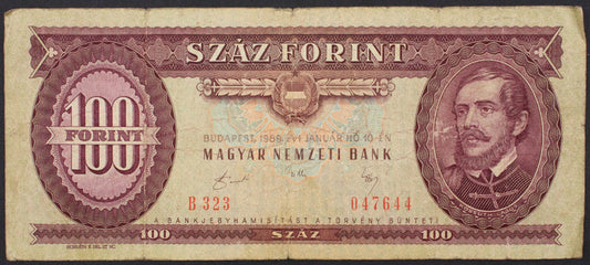 100 forint 1984 s. B