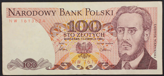 100 Zlotych 1988 s. NW