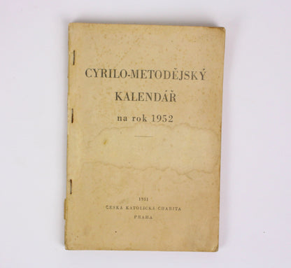 CYRILOMETODĚJSKÝ KALENNDÁŘ 1952