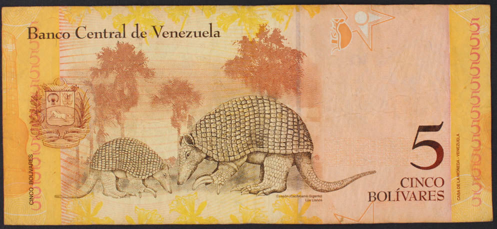 VENEZUELA 5 bolivares 2008