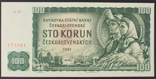 100 Kčs 1961 s. G 01