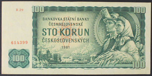 100 Kčs 1961 s. B 29