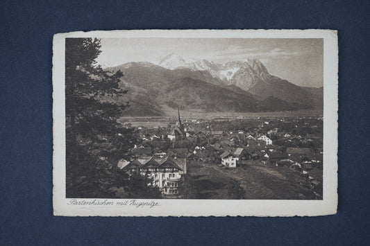 Pohlednice Partenkirche mit Zugspitze