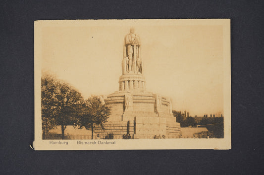 Pohlednice Hamburg Bismarck Denkmal