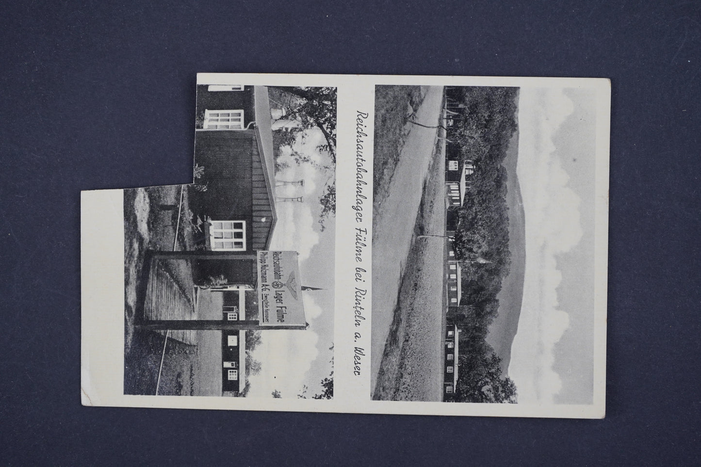 Pohlednice Nacistická Reichsautobahnlager Fülme bei Einteln a. weser